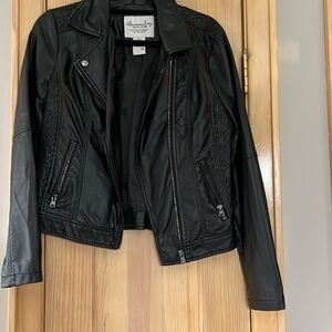 Faux leather black American rag jacket, M.